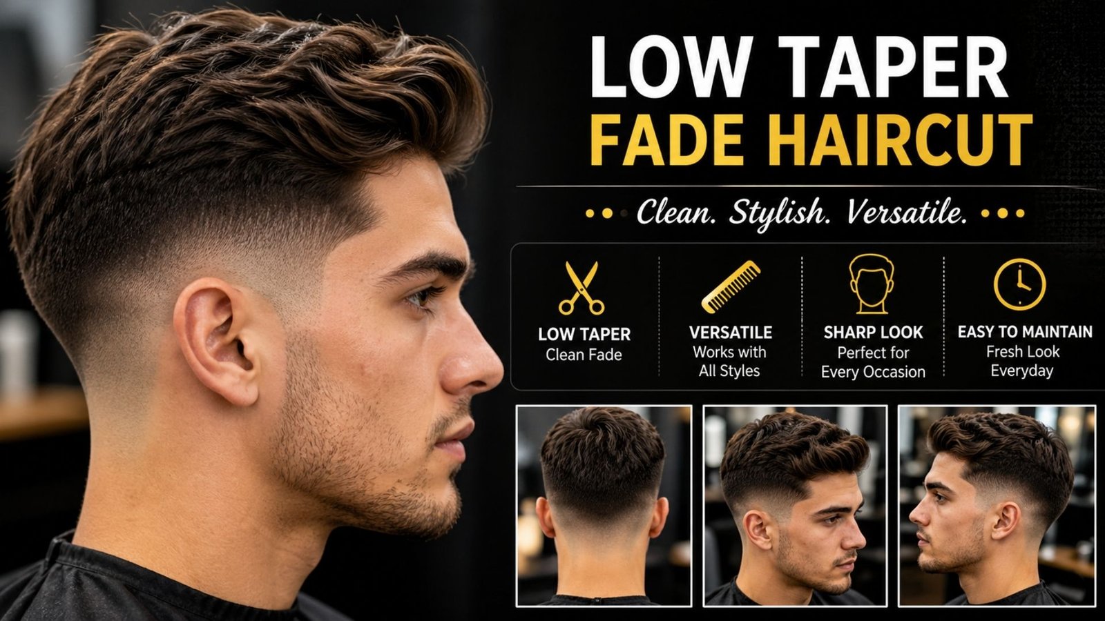 Low Taper Fade Haircut