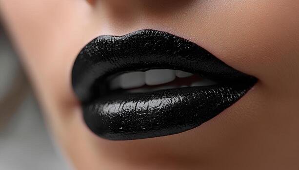 good black lipstick​